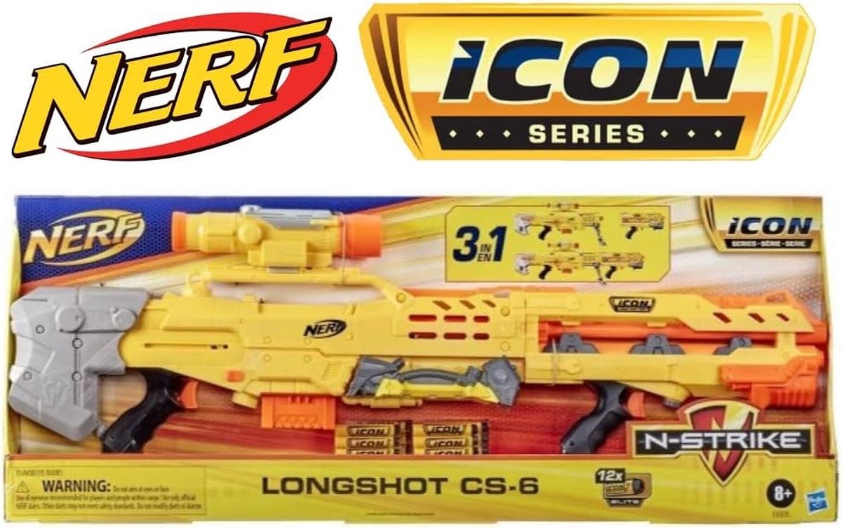 Nerf N-Strike Icon - Longshot CS-6
