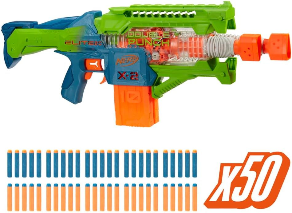 Nerf Elite 2.0: Double Punch Motorizovaný Blaster
