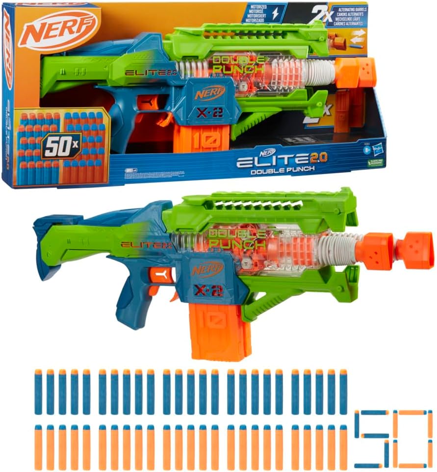 Nerf Elite 2.0: Double Punch Motorizovaný Blaster