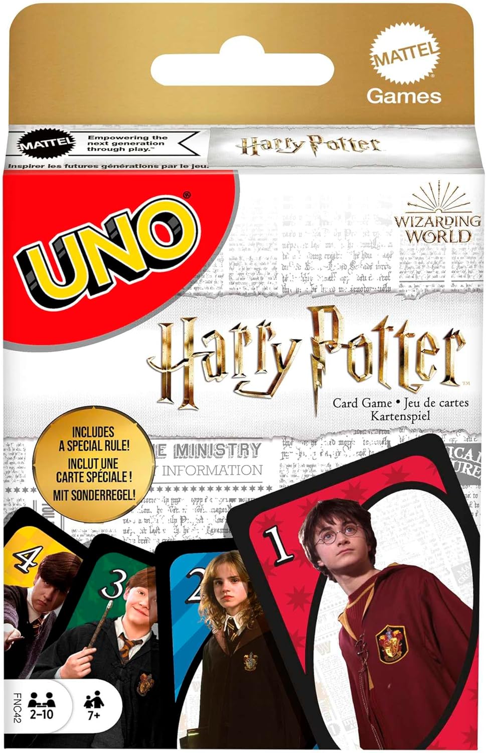 Mattel UNO Harry Potter Kartová hra (FNC42)