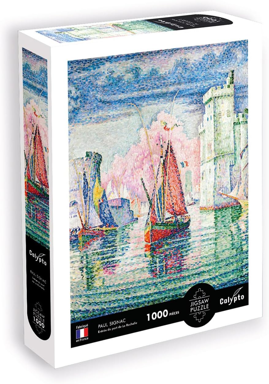 Puzzle 1000 kusov - Vstup do prístavu La Rochelle - Paul Signac