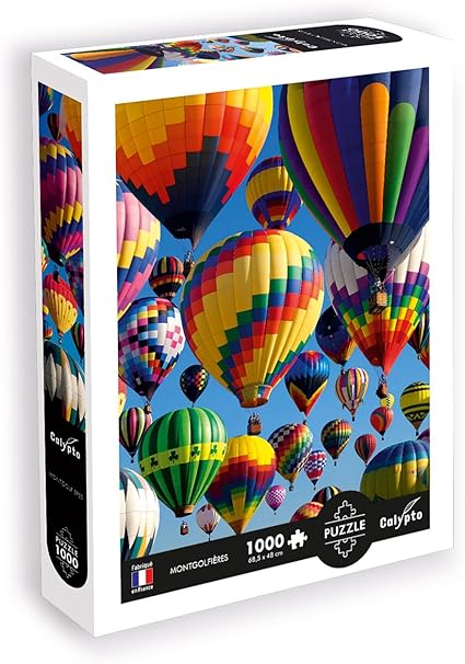 Puzzle 1000 kusov Paysage - Montgolfieres