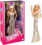 Mattel Barbie: Film - Zberateľská bábika Margot Robbie v zlatej disco skákacej kombinéze (HPJ99)
