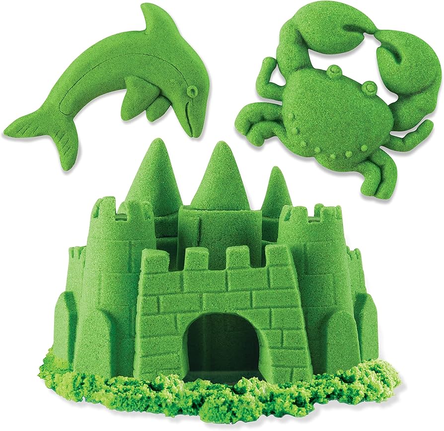 Kinetic Sand - Sada na pieskovisko - neónovo zelená (20138720)