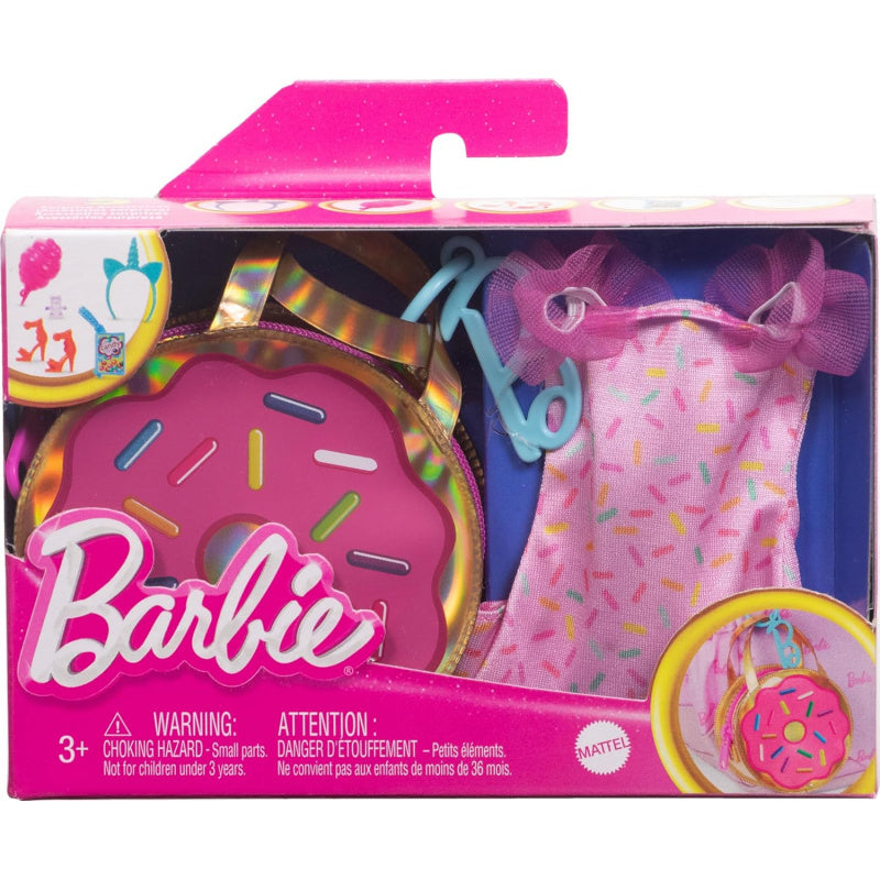 Barbie - Modni komplet oblačila + dodatki (HRH49)