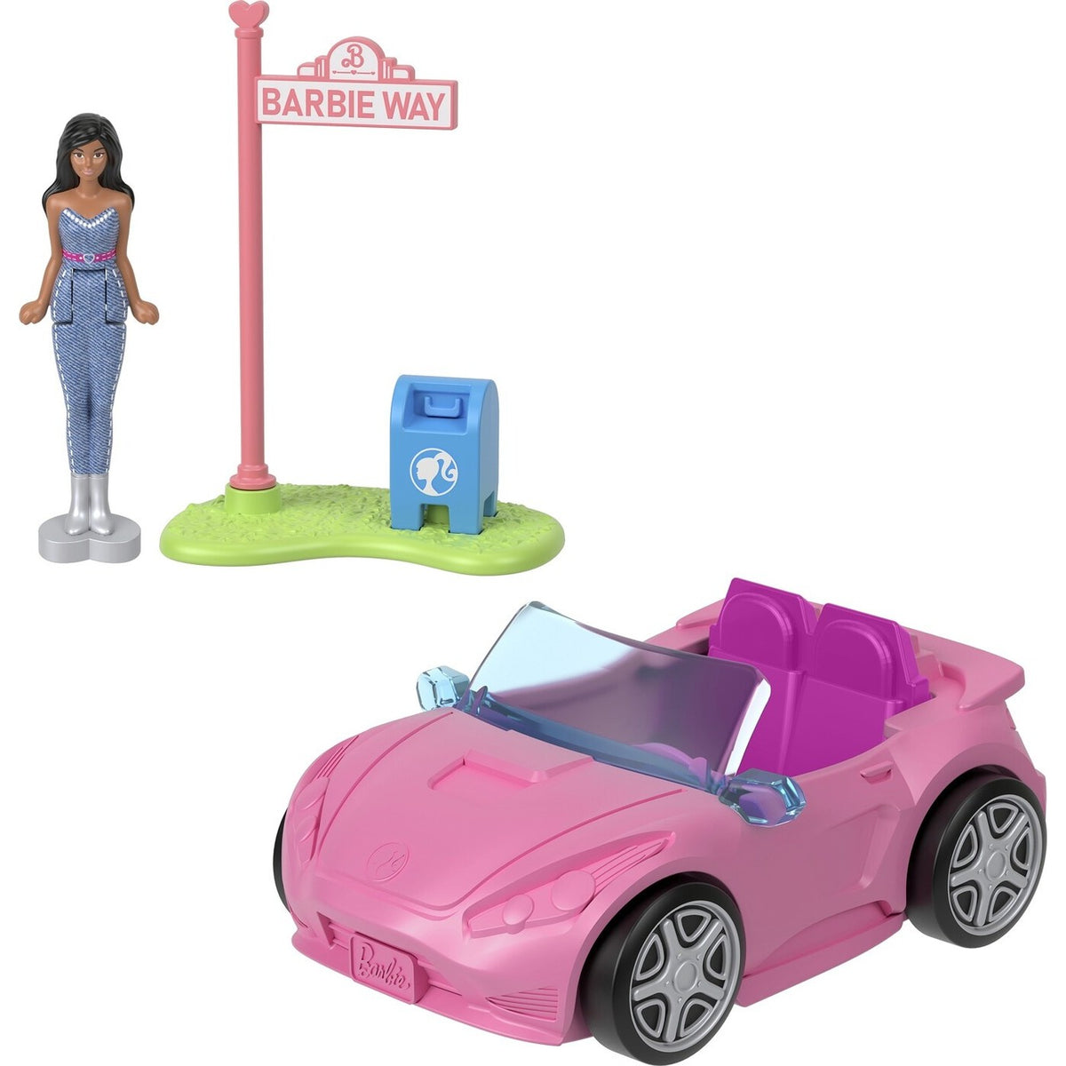 Mattel Barbie: Mini BarbieLand - Lutka in vozilo kabriolet (HYF42)