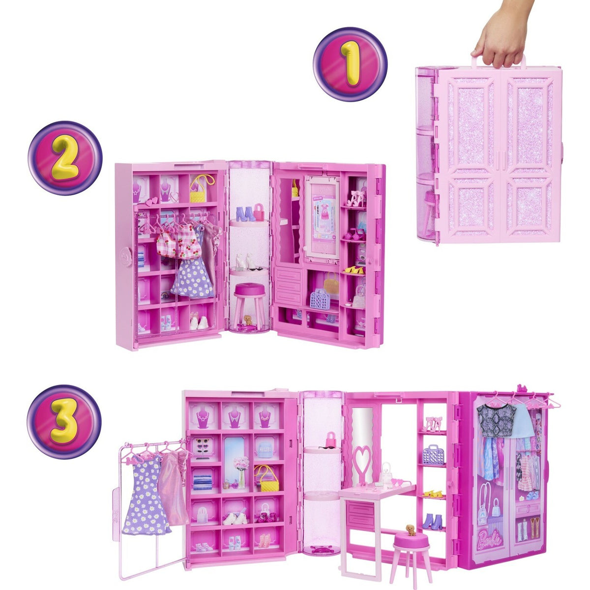 Mattel Barbie: Omara - Fold & Go (HXD59)