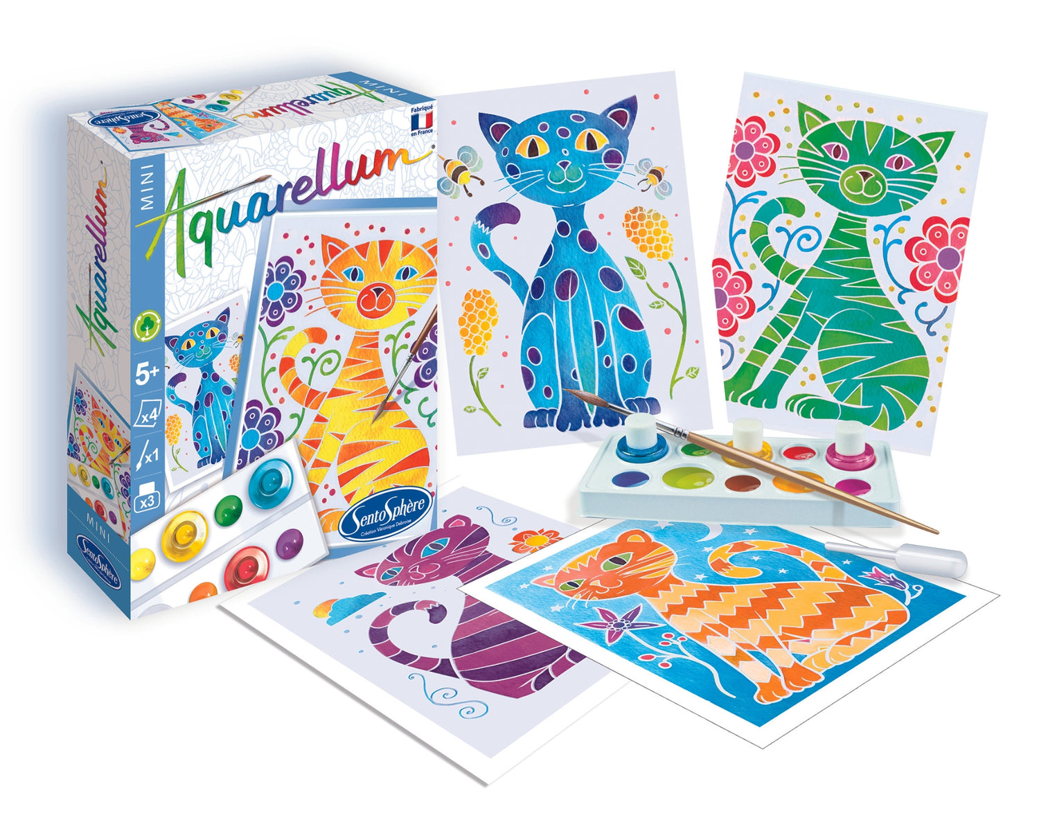 Aquarellum Mini - Mačky