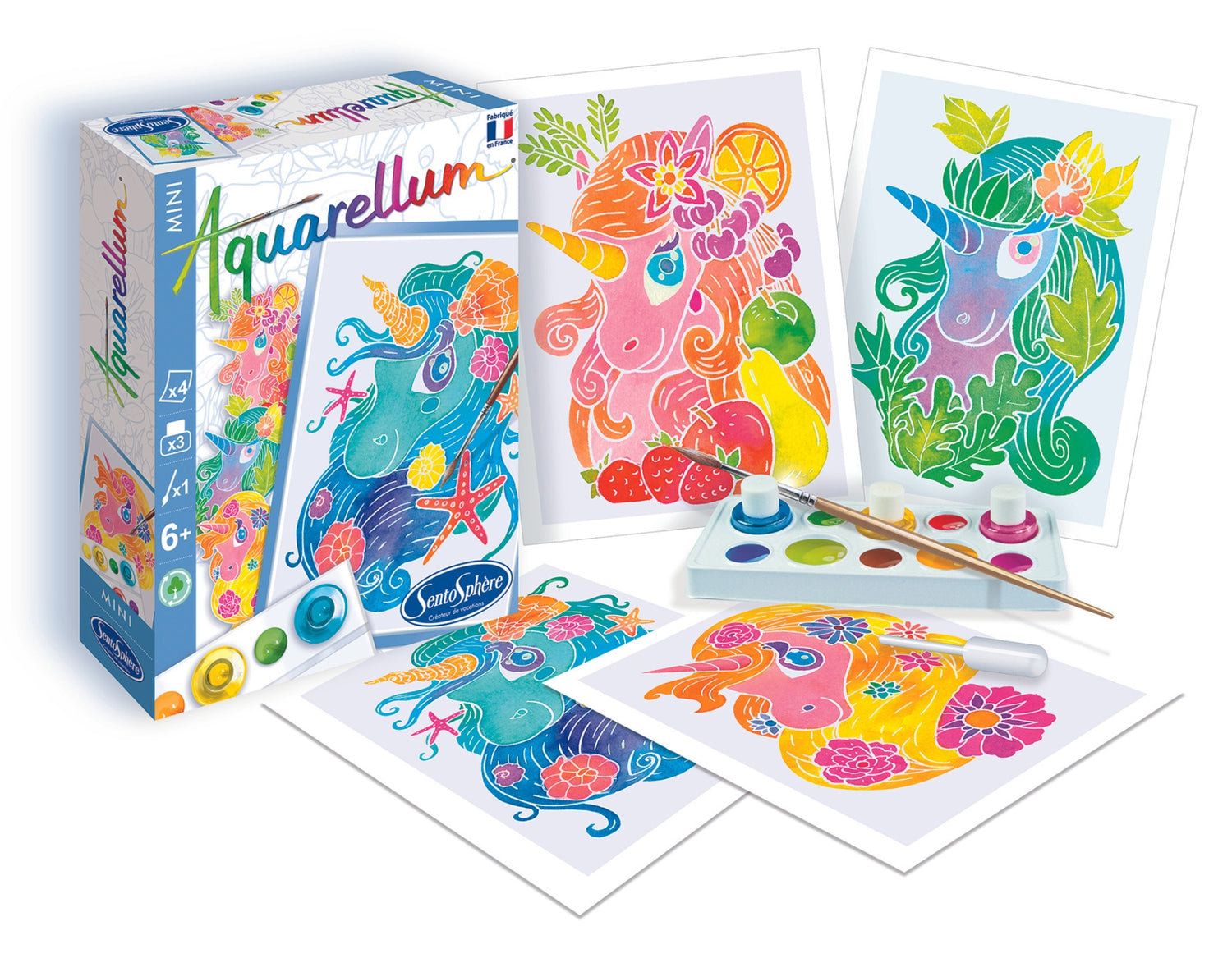 Aquarellum Mini - Jednorožce