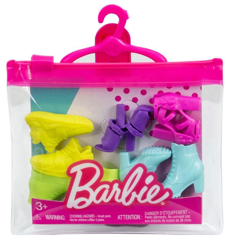 Mattel Barbie - 5 párov topánok v rôznych farbách (HBV30)