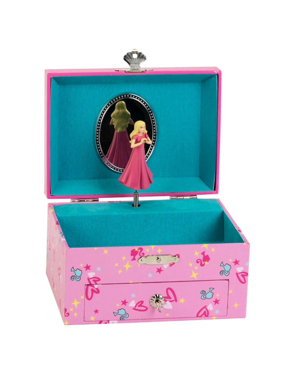 Barbie - Hudobná šperkovnica, personalizovaná s Barbie