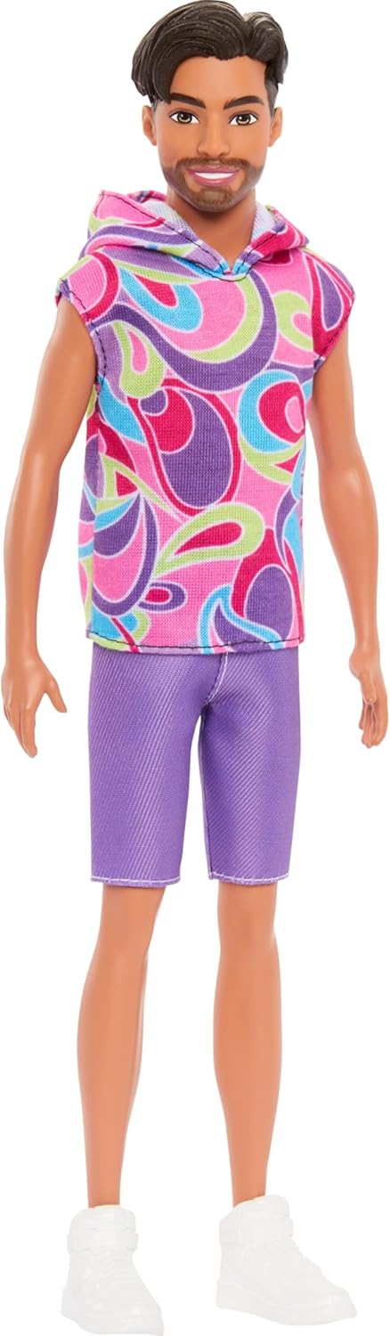 Mattel Barbie: Ken - Bábika s hnedými vlasmi, Fashionistas (HRH26)