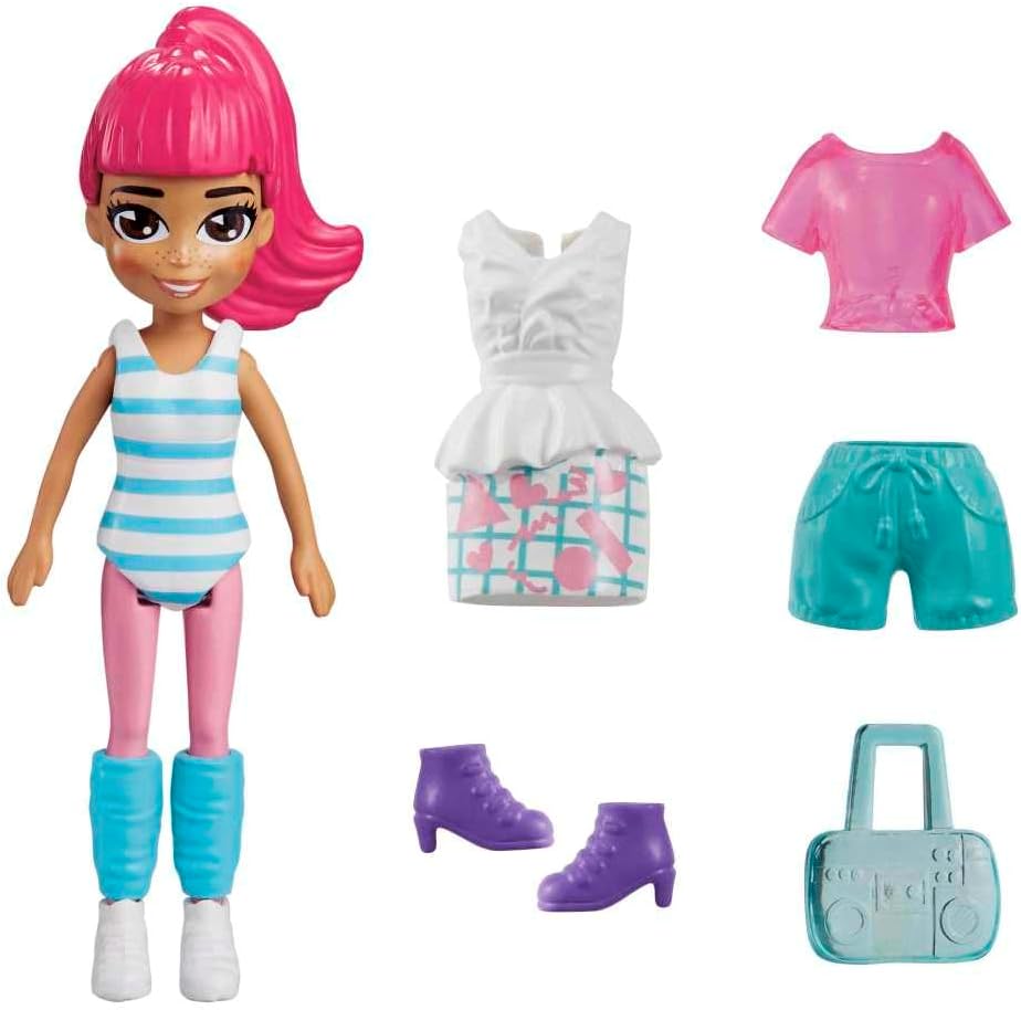Mattel Polly Pocket - Športová módna bábika (HKV87)