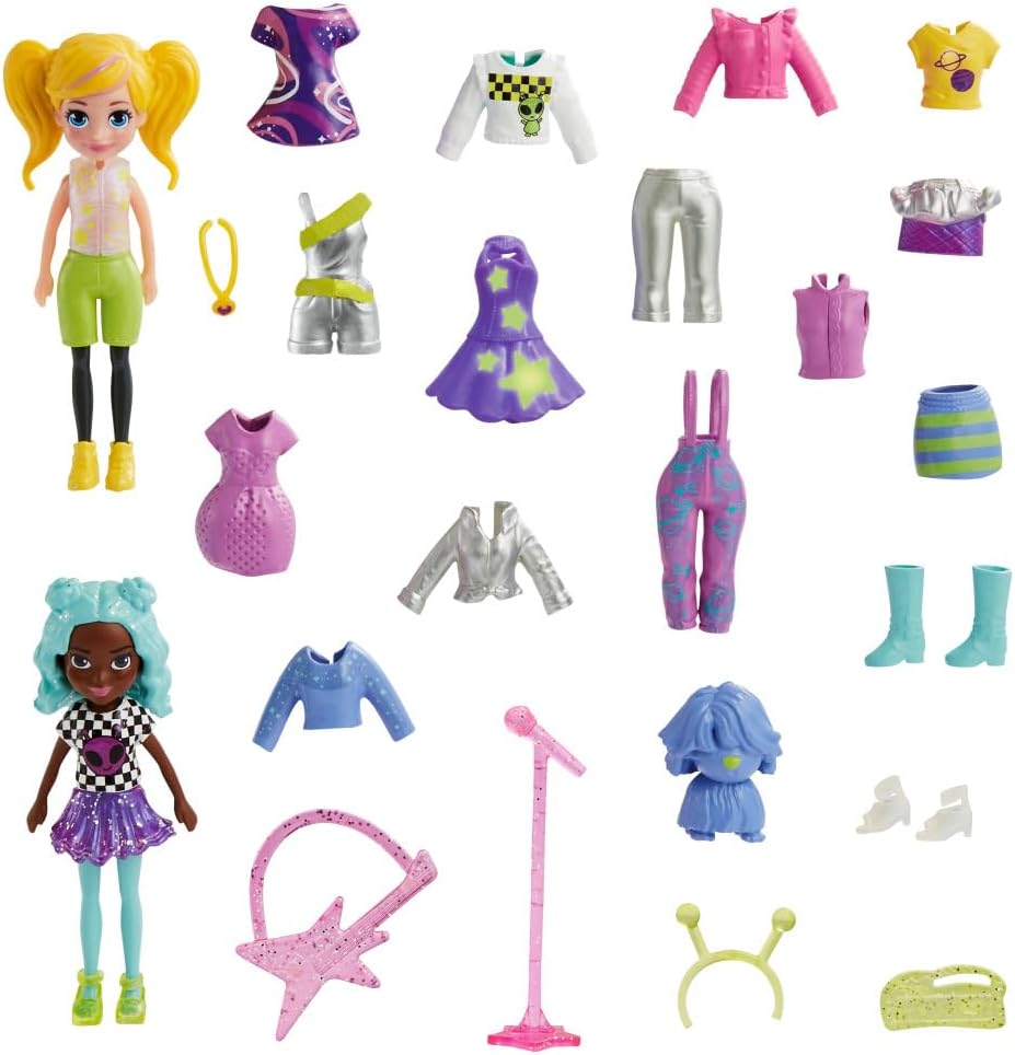 Mattel Polly Pocket - Módny set morská víla Seashine (HKV96)