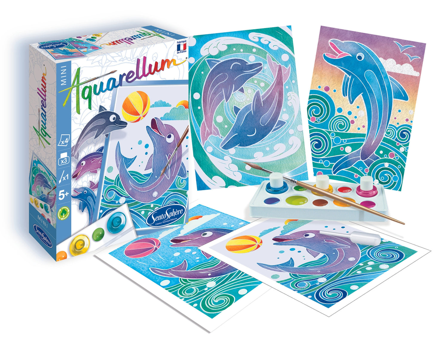 Aquarellum Mini - Delfíny