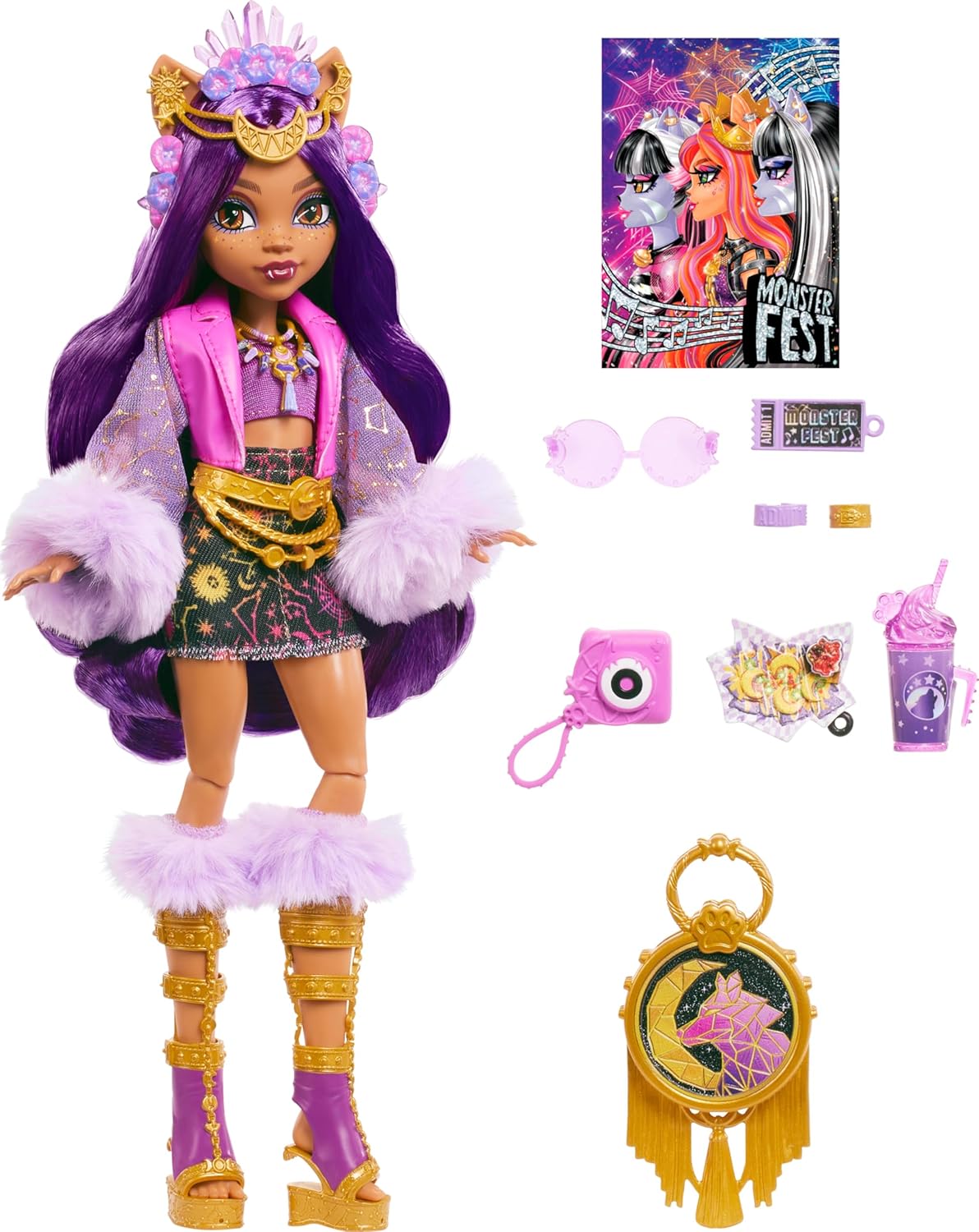 Mattel Monster High: Monster Fest - Clawdeen Wolf (HXH80)