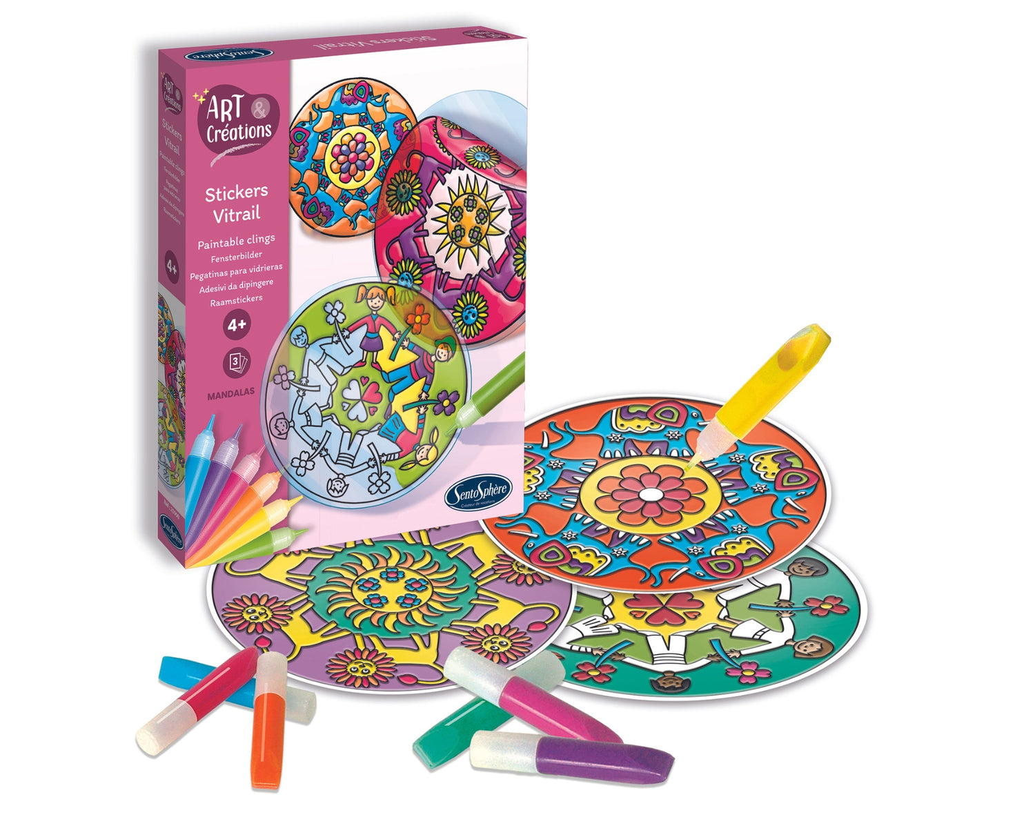Art & Creations Nálepky Vitrail - Mandaly