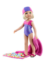 Bábika Las Amigas Claudia plavkyňa 32cm