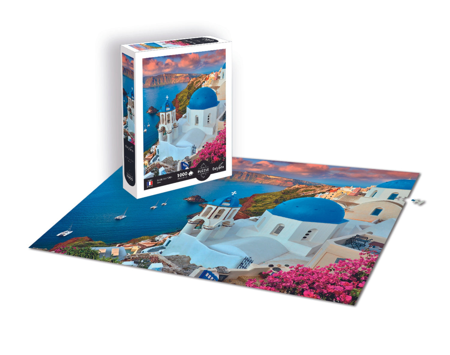 Puzzle 1000 kusov - Krajina - Santorini - Grécko