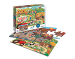 Puzzle 24 kusov x 2 Farma a mesto