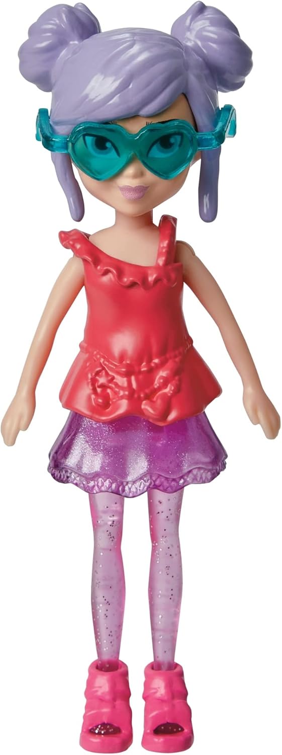 Mattel Polly Pocket - Bábika na rannú prechádzku s domácim miláčikom (HKV94)
