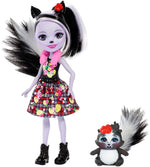 Mattel Enchantimals Mini bábika - Sage Skunk & Caper (FXM72)