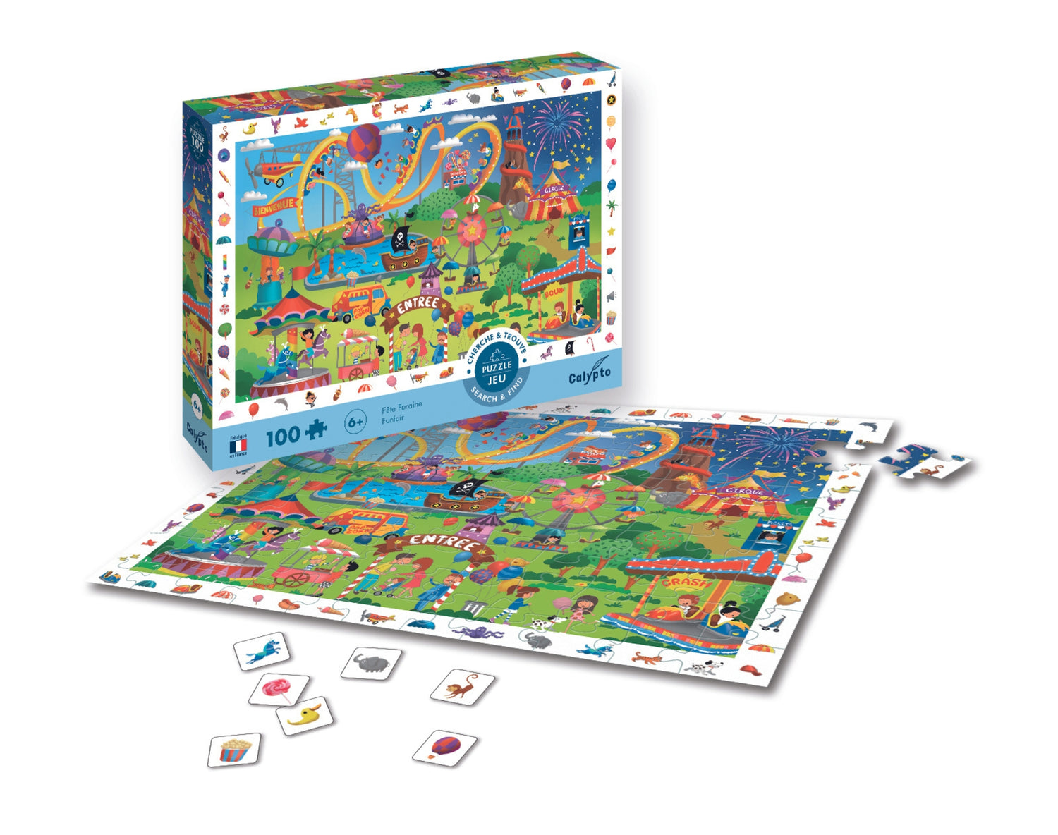 Puzzle 100 kusov - Hľadaj a nájdi - Sviatočná udalosť