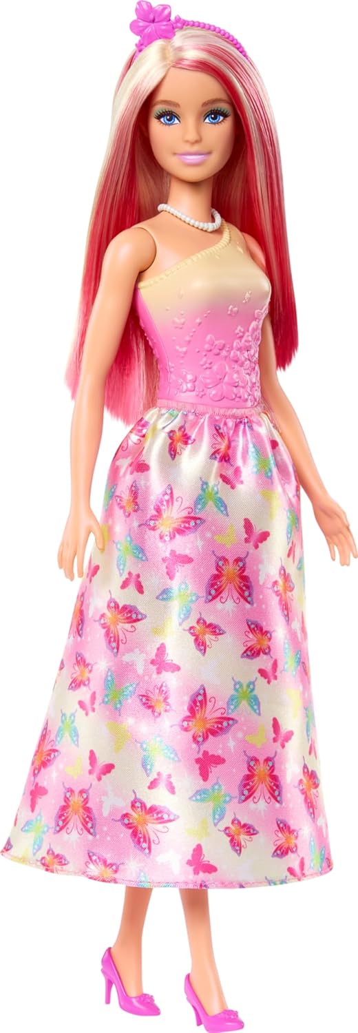 Mattel Barbie - Bábika s blond/rôžovými vlasmi (HRR08)