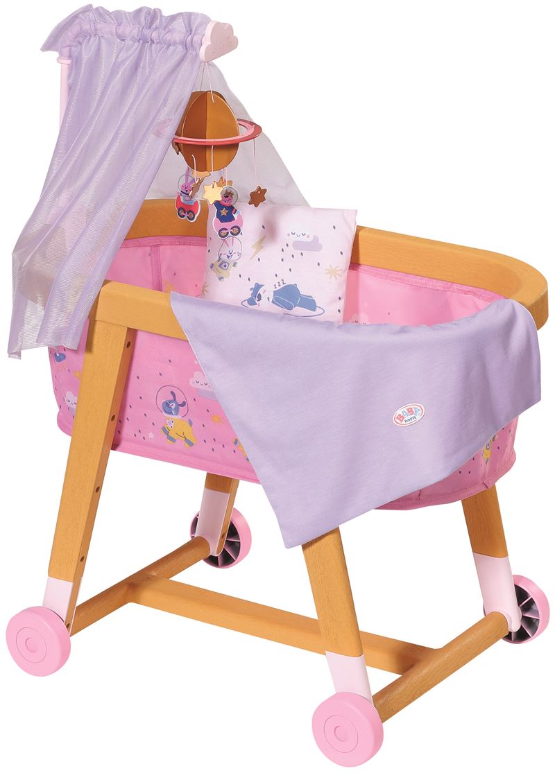 Zapf Creation: Baby Born - Good Night Bassinet v lesnem videzu (829981-116721)