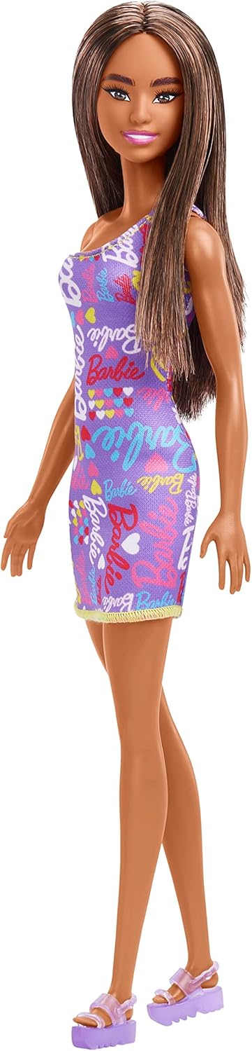 Mattel Barbie: Barbie z vijolično obleko (HGM57)