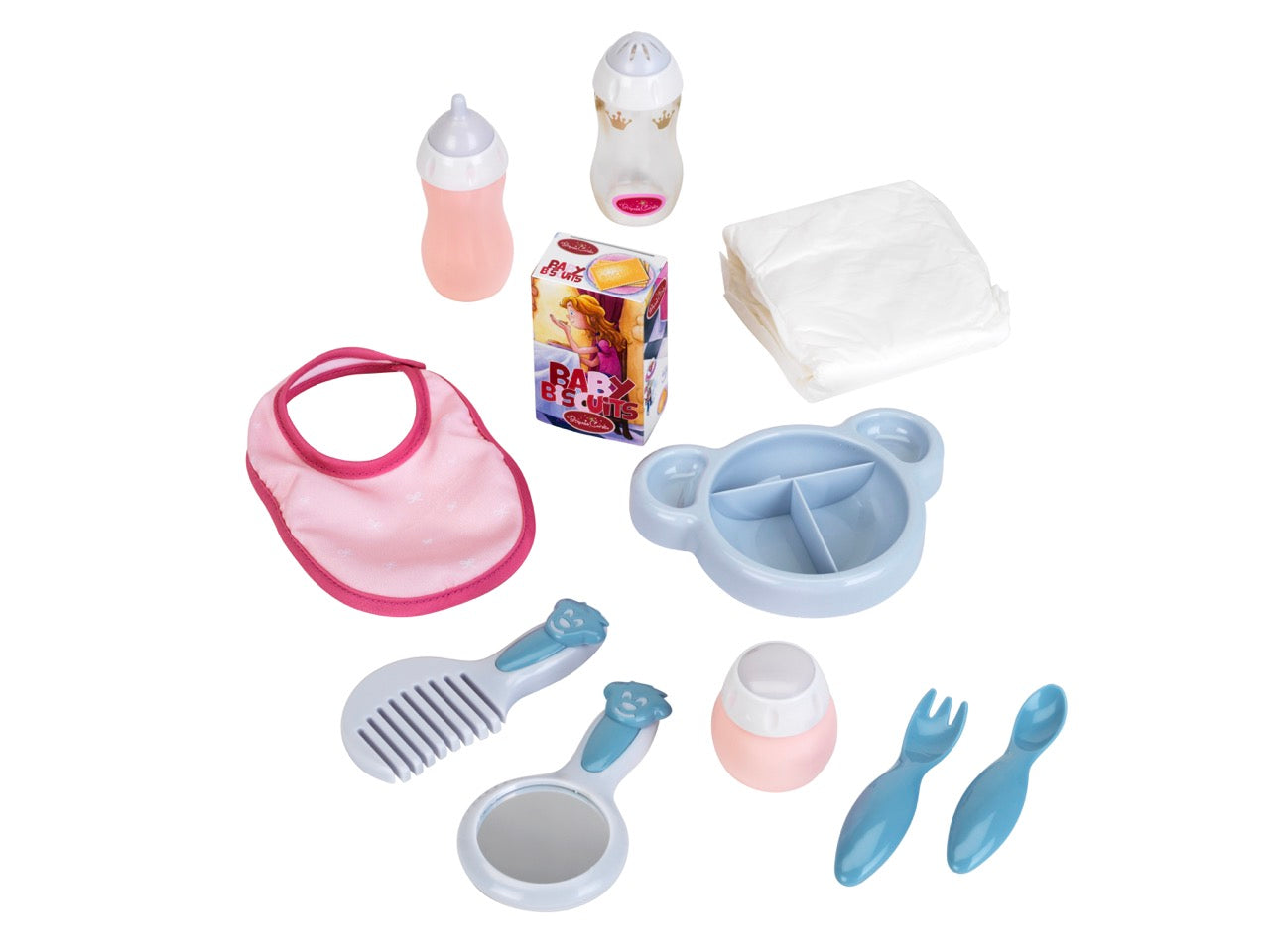 Baby Coralie - Komplet za hranjenje in nego