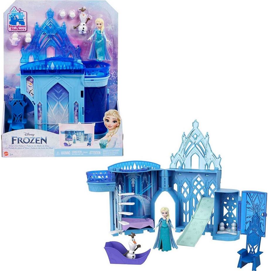 Mattel Disney Princess: Príbeh Stackers - Ľadový palác Elsy (HLX01)