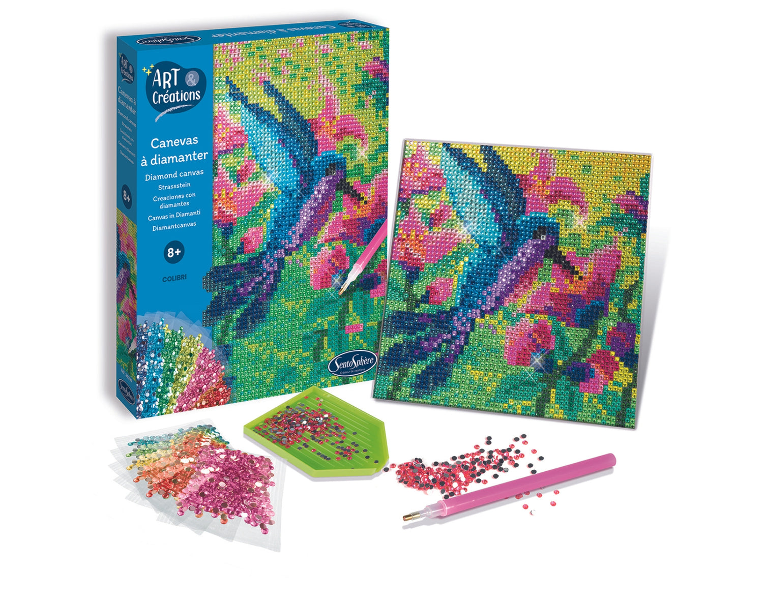 Art & Creations Plátno s diamantmi - Kolibrík