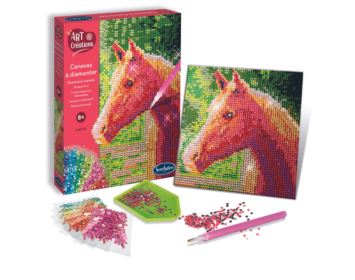 Art & Creations Plátno s diamantmi - Kôň