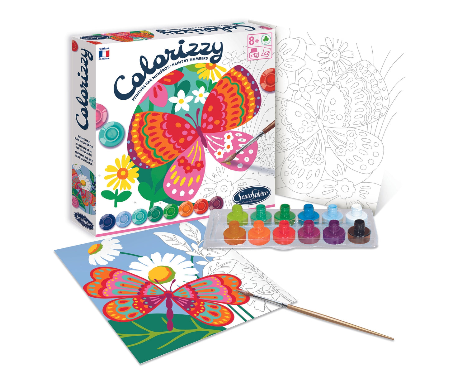 Colorizzy Maľovanie podľa čísel Motýľ