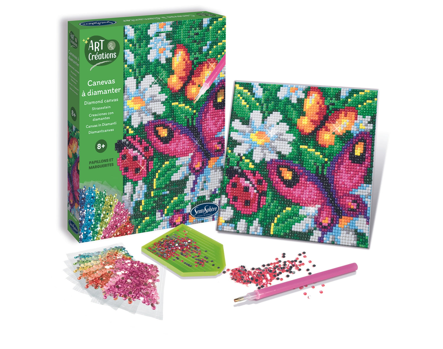 Art & Creations Plátno s diamantmi - Motýľ