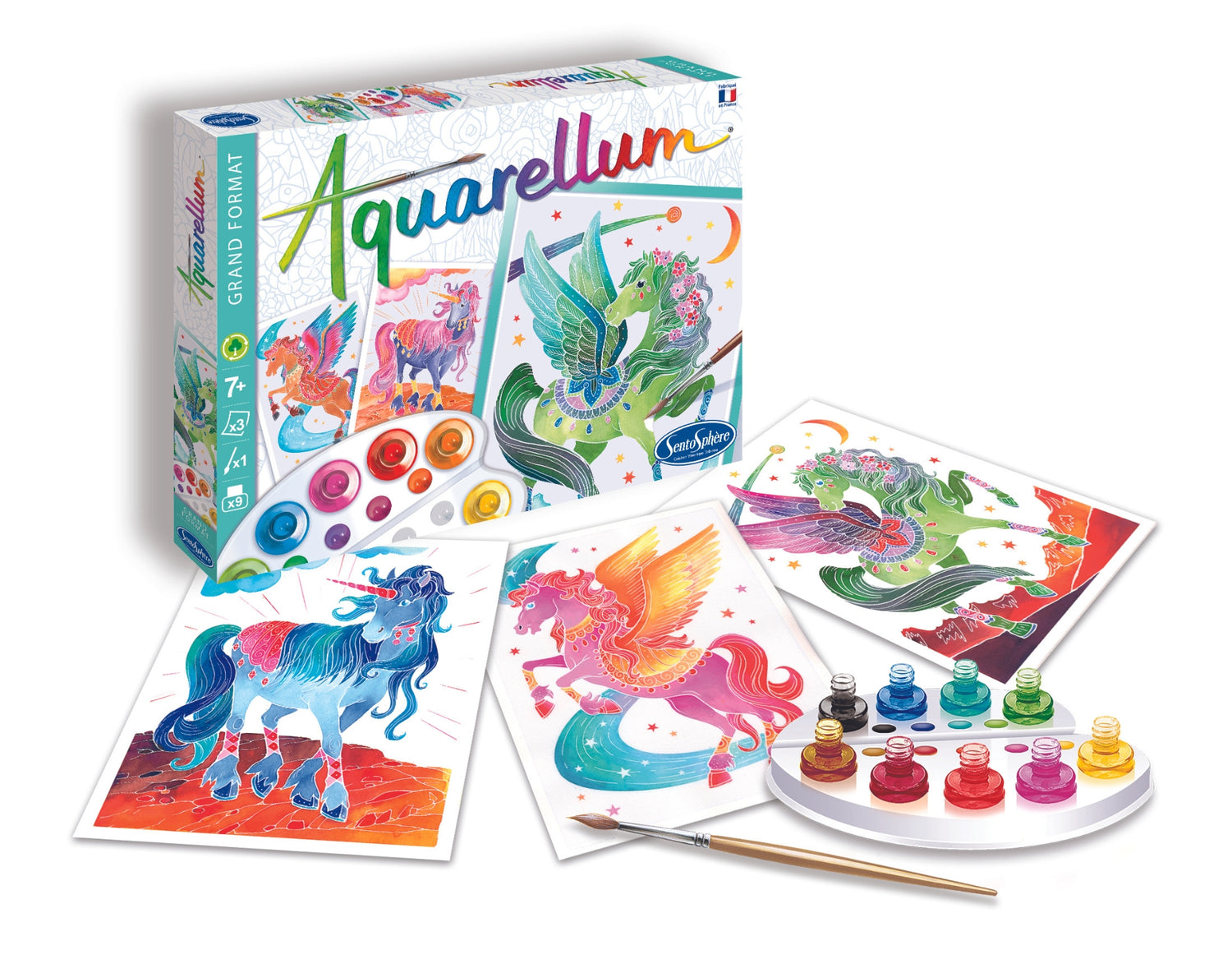 Aquarellum - Jednorožce a pegasi