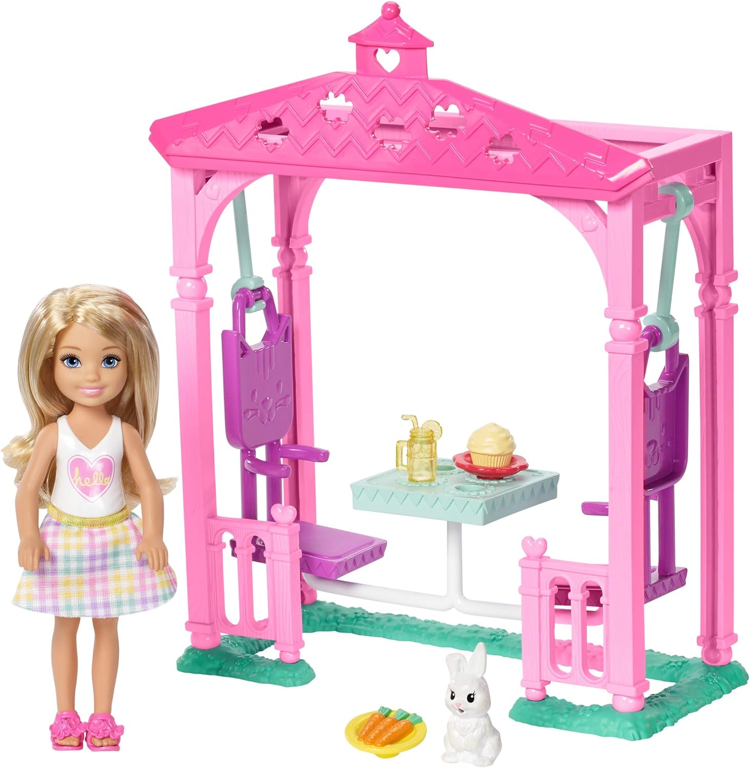 Mattel Barbie Club Chelsea - Hračka set s bábikou na pikniku (FDB34)