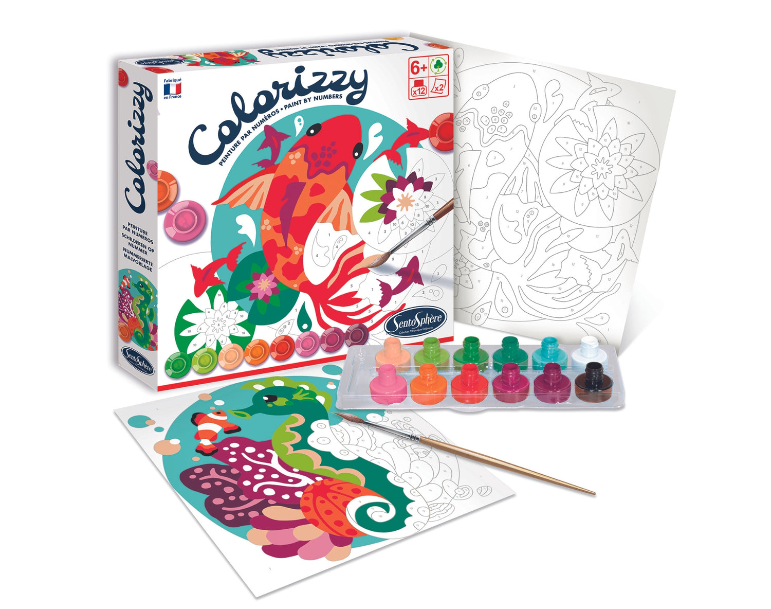 Colorizzy Maľovanie podľa čísel Morské dno