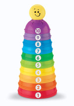 Fisher-Price - Lesklé základy: Skladacie a valcujúce poháriky (W4472)