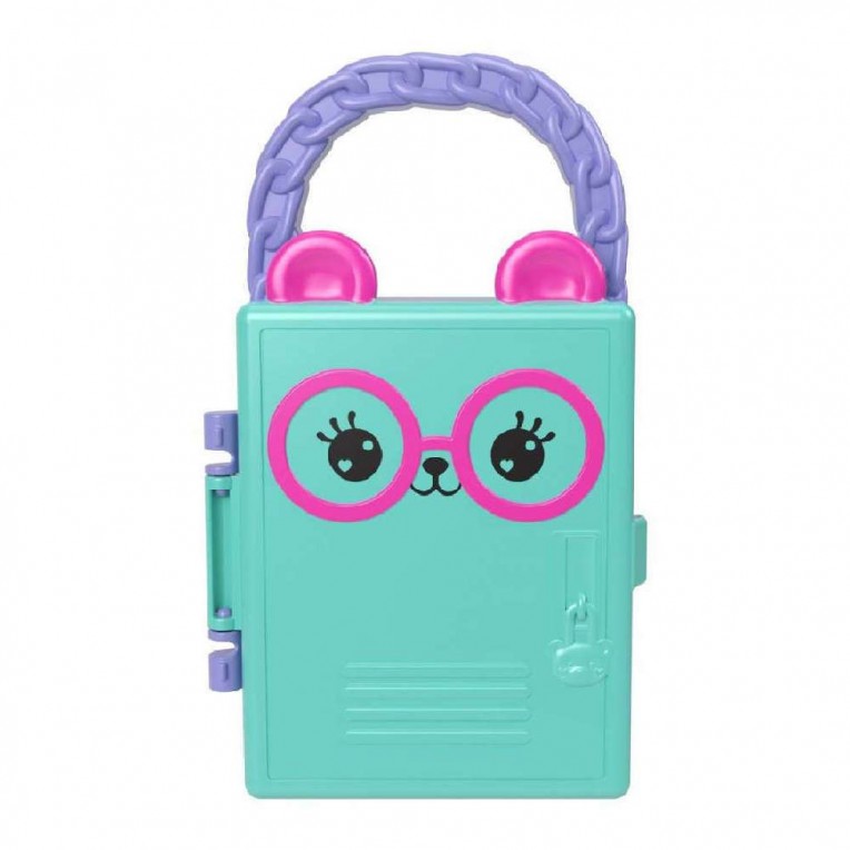 Mattel Polly Pocket - Lil' Styles Case tyrkysová (HTV02)