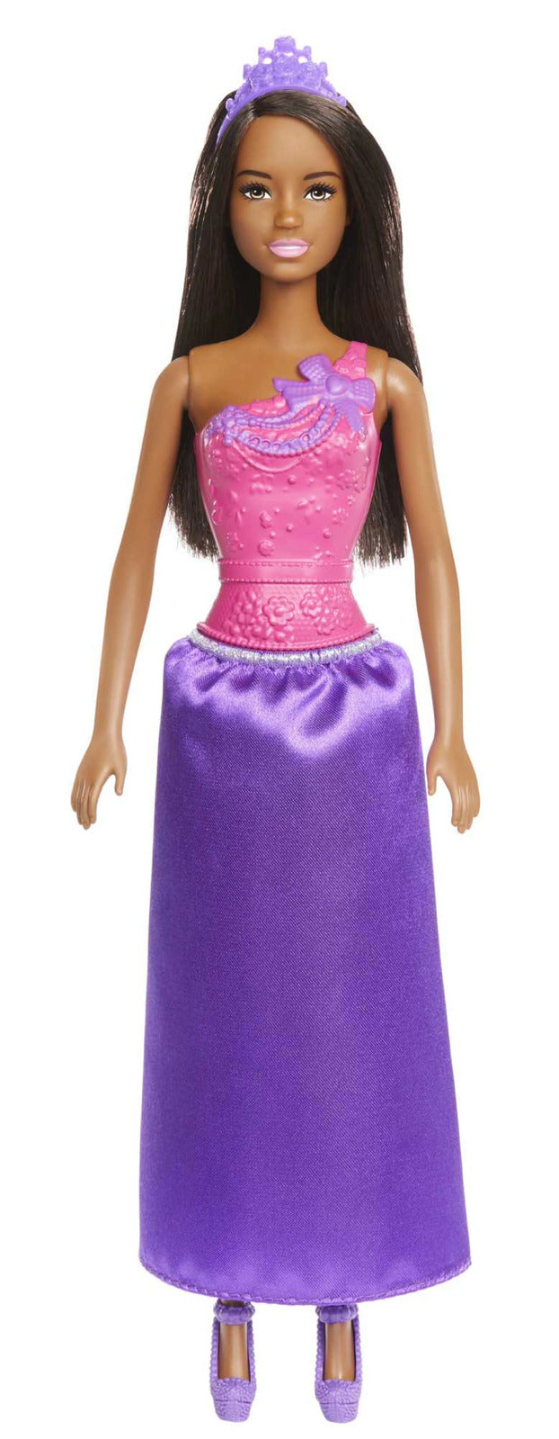Barbie Dreamtopia Kráľovská Bábika – Blondína s Lesklým Fialovým Krídlom a Zodpovedajúcou Čelenkou (HGR02)