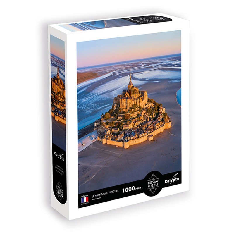 Puzzle 1000 kusov - Krajina - Mont Saint-Michel - Normandínsko