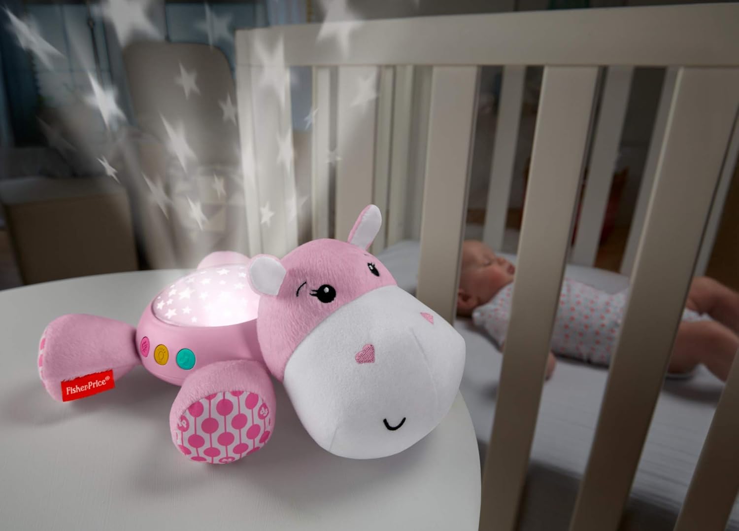 Fisher-Price - Hippo Projekčný Uspávací Pomôcka (FGG89)