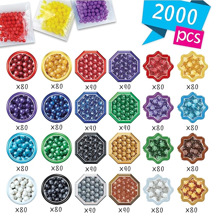 Aquabeads – Balíček trblietavých korálok