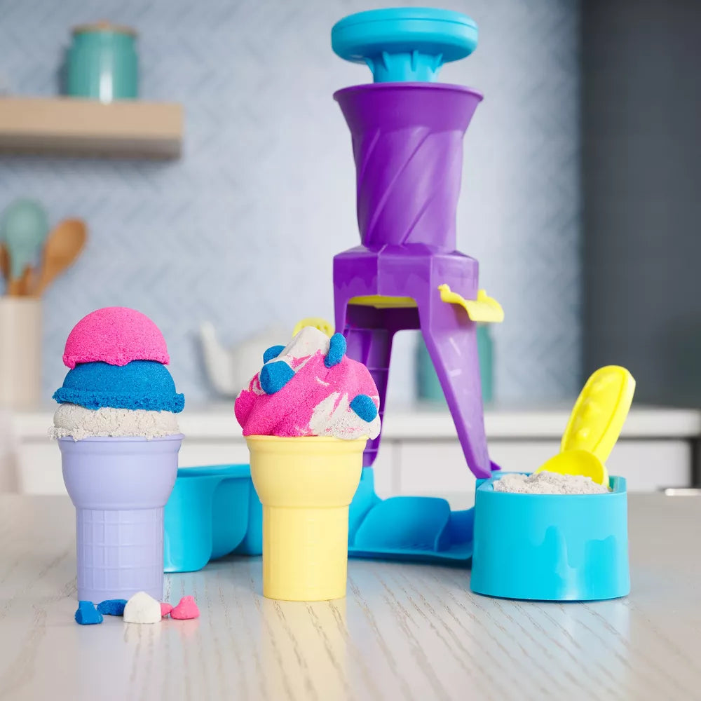 Kinetic Sand - Postaja za mehki sladoled – umetnost iz peska
