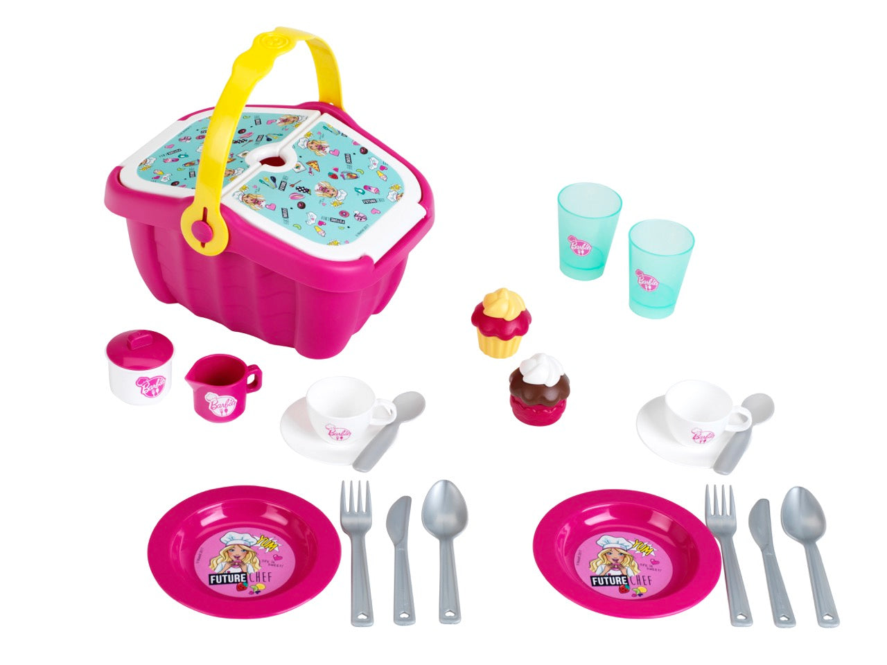 Barbie - Piknikový kôš s doplnkami
