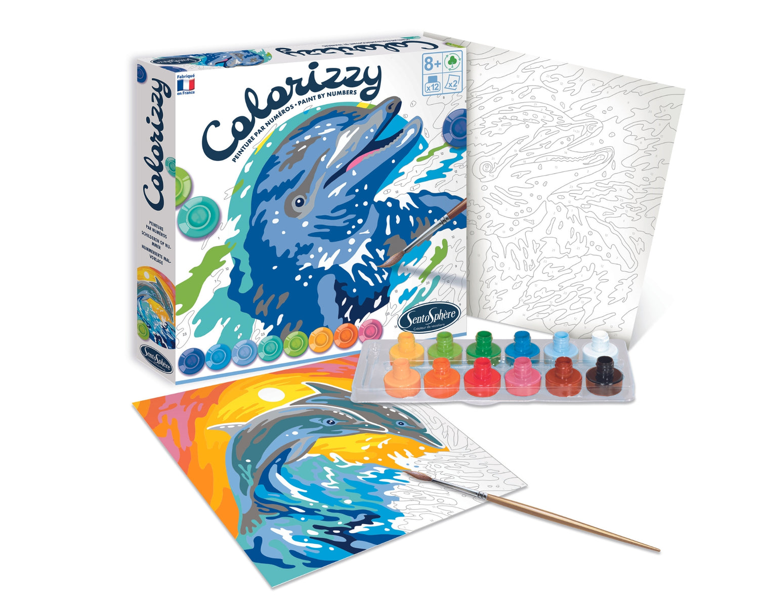 Colorizzy Maľovanie podľa čísel Delfíny