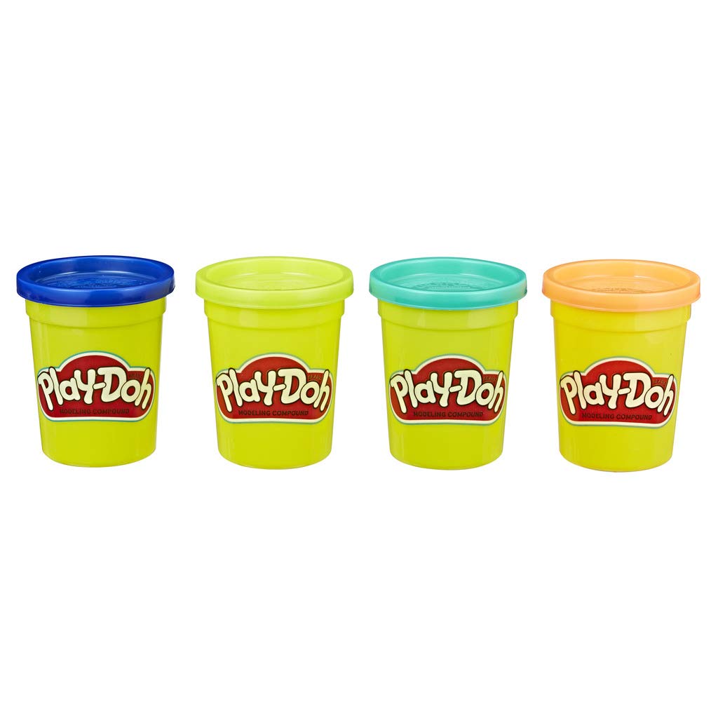 Hasbro Play-Doh Wild Color plechovky (balenie 4 kusy) (E4867)