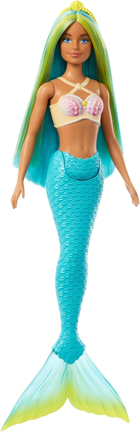 Mattel Barbie Dreamtopia - Zelenomodrá morská víla (HRR03)